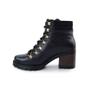 Imagem de Bota Feminina Pegada Coturno Couro Burnished Preto - 281321