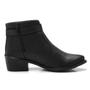 Imagem de Bota Feminina Pórtice Cano Curto Fivela Com Zíper