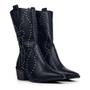 Imagem de Bota Feminina Preto Spike Country Western Texana Salto