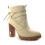 Imagem de Bota feminina ramarim 23-60104 ankle boot amarração