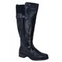 Imagem de Bota Feminina Rasteira Cano Longo Mooncity Ziper 72114