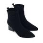 Imagem de Bota Feminina Stasy Cano Baixo Knit Preto - 581063