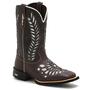 Imagem de Bota Feminina Texana Country Botina Cano ALTO Bico QuadradO LASER