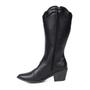 Imagem de Bota Feminina Texana Western Cano Longo Alto Bordado Country