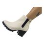 Imagem de Bota Feminina Via Uno 475020 Cano Curto Salto Sem Cadarço Elastico