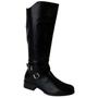 Imagem de Bota Feminino Montaria Cano Longo Conforto Mooncity 72109 Salto Baixo