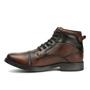 Imagem de Bota FG Masculina Coturno Couro Social Urbano Whisky Marrom