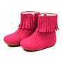 Imagem de Bota Franja Infantil Bili Bilu Couro Nobuck Pink 1804