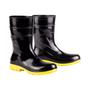 Imagem de Bota Galocha de Borracha Bracol Com Capa de Chuva Para Motoqueiro Brascamp e Luva Motoqueiro Impermeavel NDK