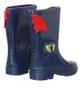 Imagem de Bota Galocha de Chuva Infantil Com Luz Menino Pvc Azul Cano Alto