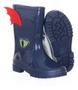 Imagem de Bota Galocha de Chuva Infantil Com Luz Menino Pvc Azul Cano Alto