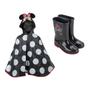 Imagem de Bota Galocha Infantil Grendene Minnie Rain Capa Menina 23083