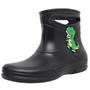 Imagem de Bota Galocha Infantil Menino Dino Flexivel Borracha Macio Confortavel Impermeavel Antiderrapante 