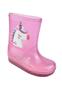 Imagem de Bota Galocha Menina Infantil Luelua Unicornio 41418 Rosa