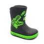 Imagem de Bota Galocha Plugt Infantil Menino Acqua Dino Neon Preto 