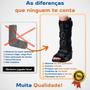 Imagem de Bota Imobilizadora Longa Ortopédica Preta Tamanho P