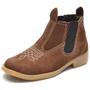 Imagem de Bota Infantil Modelo Chelsea Bordado Cla Cle - M236 - Terra