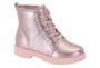 Imagem de Bota infantil molekinha cadarço menina infantil luxo boiadeira roça fazendinha mini diva inverno
