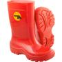 Imagem de Bota Infantil Vermelha PVC com Forro Tam. 20/21 Vonder