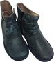 Imagem de Bota J.gean Couro Azul Jeans Cano Curto