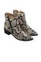 Imagem de Bota Luxo Chic Line - Cobra Off/Marrom