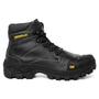 Imagem de Bota Masculina Adventure Couro Premium Cano Médio Bico PVC Palmilha Conforto em Gel Segurança