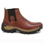 Imagem de Bota Masculina Adventure Couro Tratorada Botina Conforto