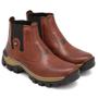 Imagem de Bota Masculina Adventure Couro Tratorada Botina Conforto