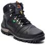 Imagem de Bota Masculina Cano Alto Adventure Bota de Trilha masculina Coturno Masculino Preto Confortável