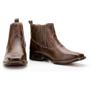 Imagem de Bota Masculina Cano Curto Couro Country Capelli Boots Café 37