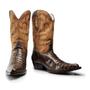 Imagem de Bota Masculina Cano Longo Texana Couro Country Capelli Boots Café 37