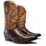 Imagem de Bota Masculina Cano Longo Texana Couro Country Capelli Boots Café 40