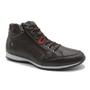 Imagem de Bota Masculina Casual em Couro com Elástico e Ziper Lateral NE-1005 Cafe