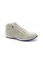 Imagem de Bota Masculina Casual em Couro com Elástico e Ziper Lateral NE-1008 Off-White