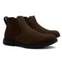 Imagem de Bota Masculina Chelsea Com Carteira e Cinto Hencco Botina Confortavel Resistente Dia a Dia