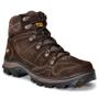 Imagem de Bota Masculina Coturno Adventure Couro Café Impermeável Cano Médio