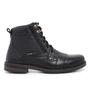 Imagem de Bota Masculina Coturno Couro Bovinos Milital Confortavel 400Preto
