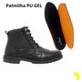 Imagem de Bota Masculina Coturno Couro Bovinos Milital Confortavel 400Preto