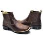 Imagem de Bota Masculina Country Texana Cano Curto Brete Boots Macia e Leve