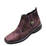 Imagem de Bota Masculina Couro Botina Casual Social Country Pra Trabalho Passear Ir Igreja Dia Dia 1020 Marrom