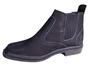 Imagem de Bota Masculina Couro Nobuck Botina Vaquejada Country Rodeio Trabalho Serviço Botinha Passeio 2450