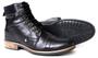 Imagem de Bota Masculina Couro Social Preto Tchwm 480