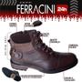 Imagem de Bota Masculina de Couro Ferracini Coturno Casual Cano Médio Para Homem 8606.670