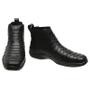 Imagem de Bota Masculina Escamada Ortopédica Macia Botina Rodeio Moda Estilosa Elegante Confortável 7777