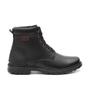 Imagem de Bota Masculina Nebraska Fork Preta Cadarço Couro Cano Alto