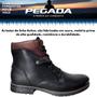 Imagem de Bota Masculina Pegada Couro Coturno Casual Cano Médio Homem 180746 e 181305