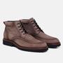 Imagem de Bota Masculina Robusta De Couro Cano Curto Confortável Resistente Ideal Com Calça Jeans