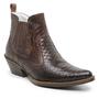 Imagem de Bota Masculina Rodeio Country Couro De Cobra Bico Fino