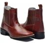 Imagem de Bota Masculina RR Botas Texana Country em Couro Bico Quadrado