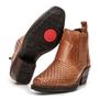 Imagem de Bota Masculina Texana Country Elastico Couro Legitimo